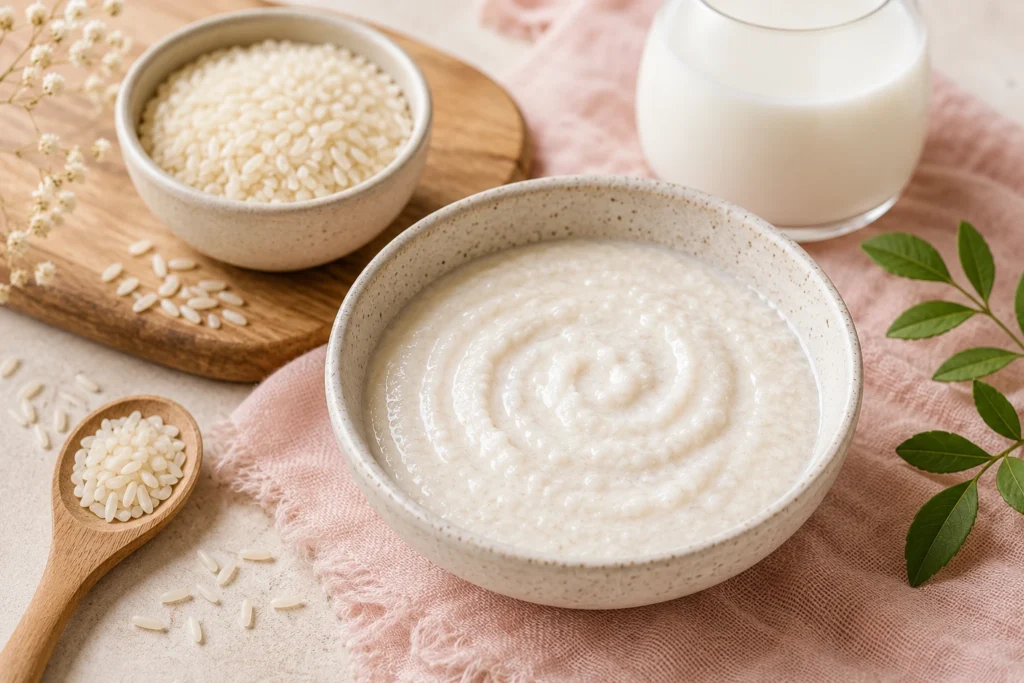 Máscara de Arroz para o Rosto