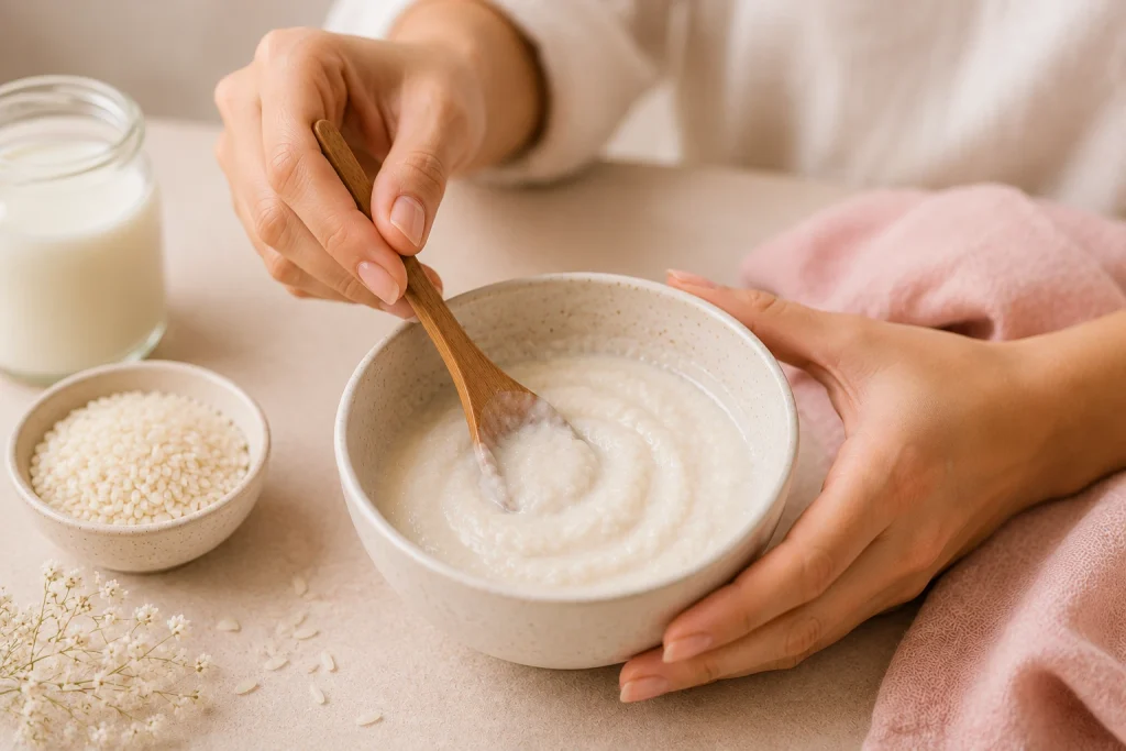 Máscara de Arroz para o Rosto como fazer