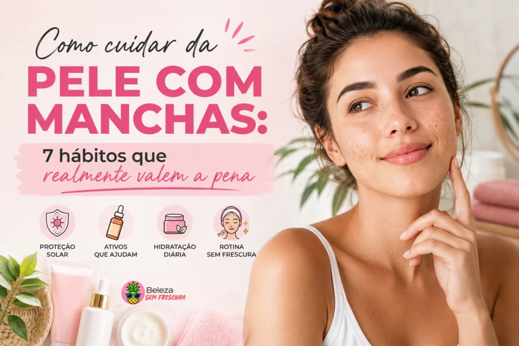 Pele com Manchas como cuidar