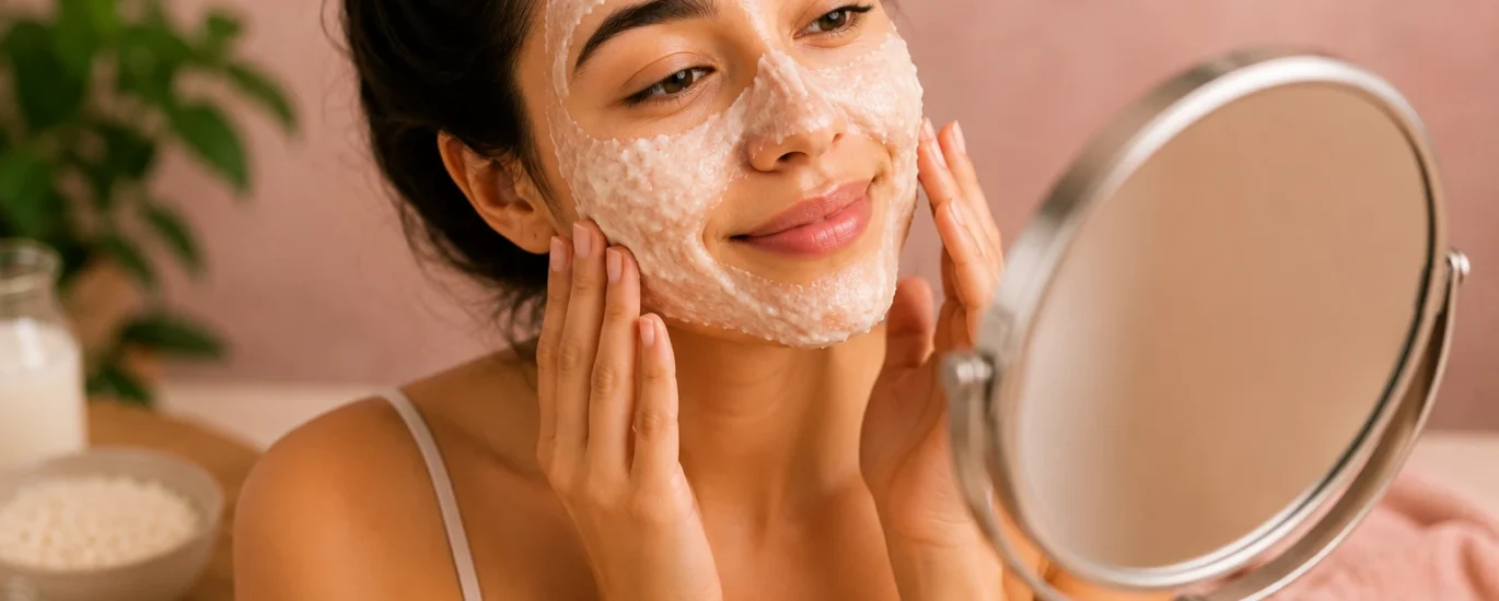 Máscara Facial de Arroz